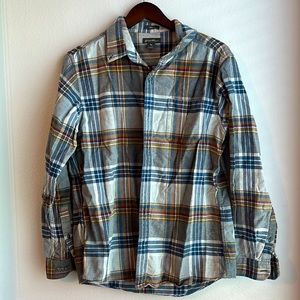 Eddie Bauer- Men's Eddie's Favorite Classic Fit Flannel Shirt - Plaid- Large